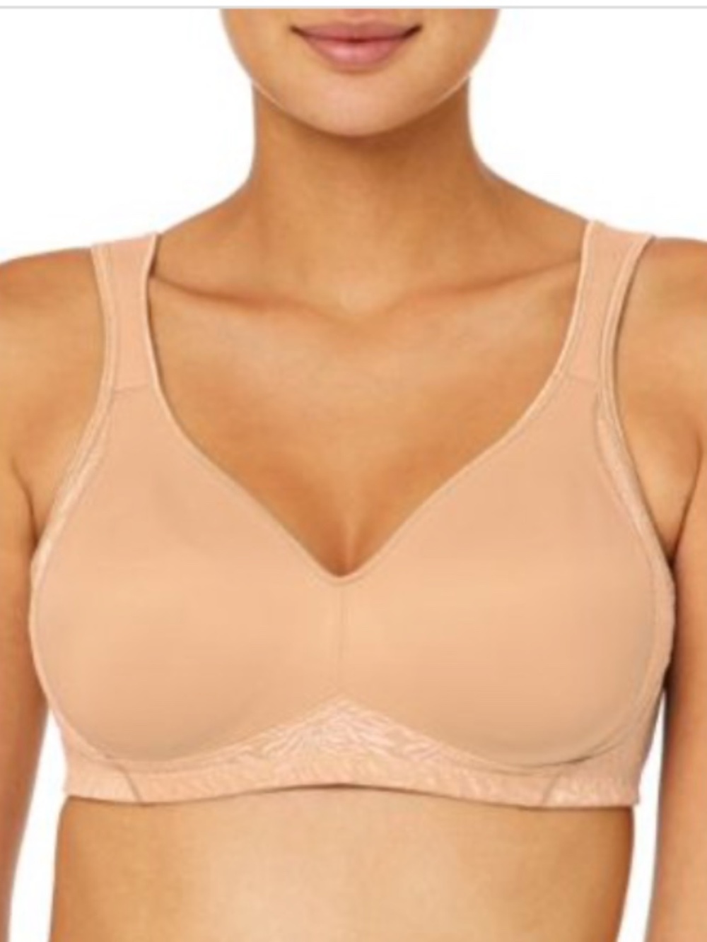Playtex 18 Hour Side & Back Smoothing Wireless Bra Nude